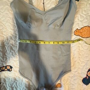 Source Unknown Gray Bodysuit